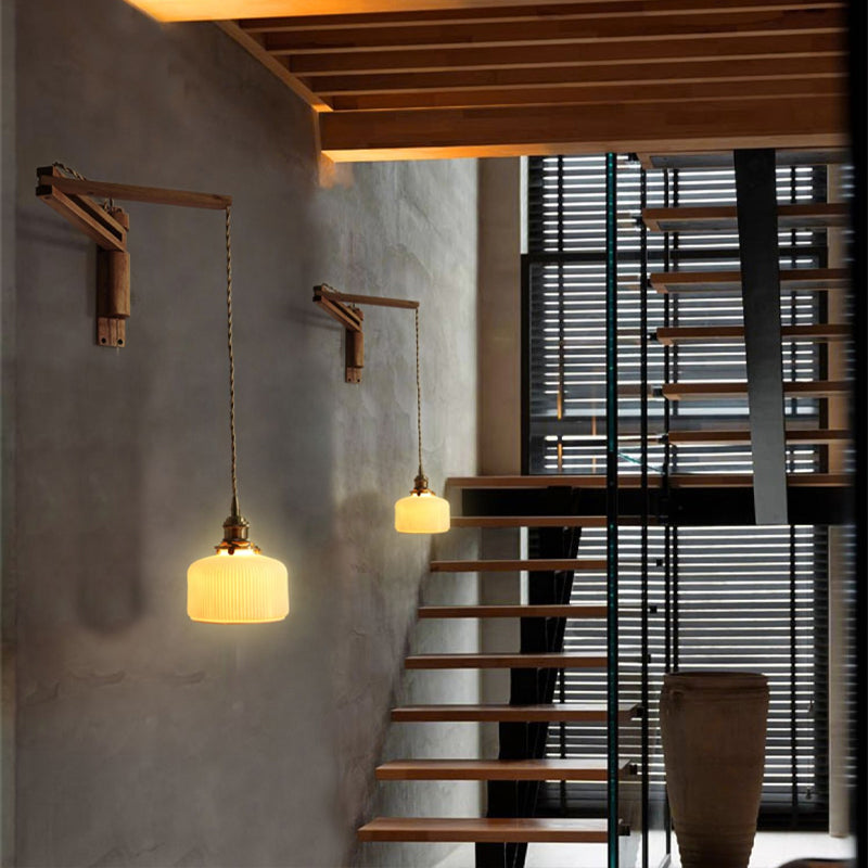 STANTE MODERNO MONTICOLO MONTO DI MOLTO LUCE LAMPARE SCONCA A MOLTO REGOLABILE con legno per camera da letto