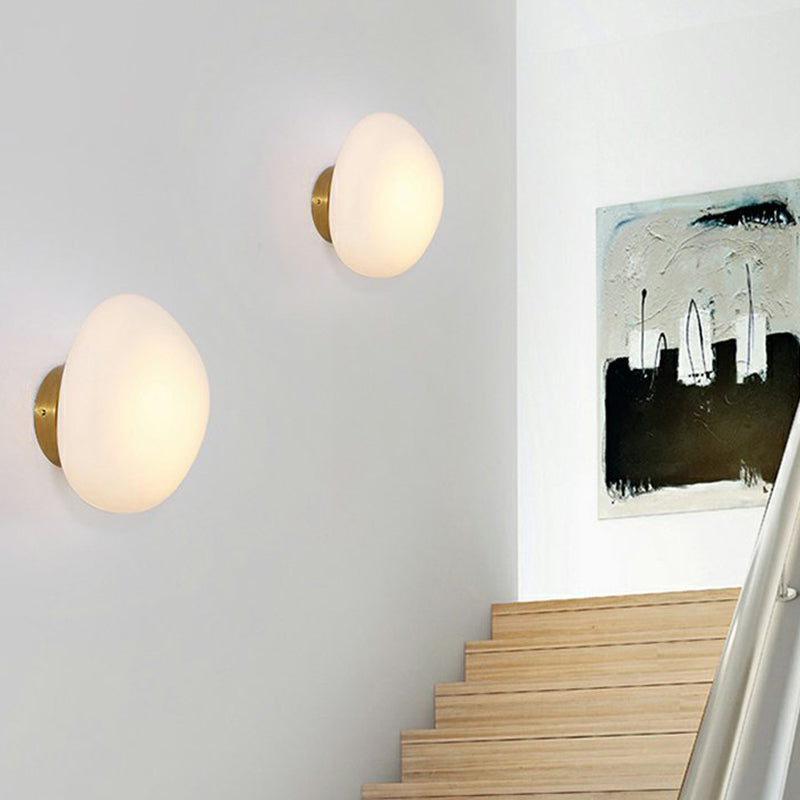 Luz de pared de vidrio creativo Luz de pared LED moderna para dormitorio