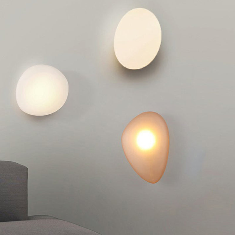 Luz de pared de vidrio creativo Luz de pared LED moderna para dormitorio