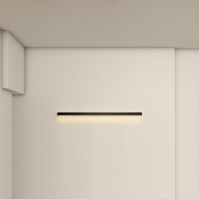 Accoglienza a parete in metallo a forma lineare moderna lampada montata a parete a 1 luci