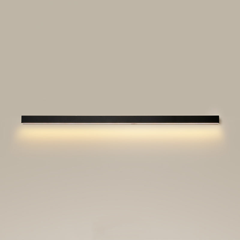 Accoglienza a parete in metallo a forma lineare moderna lampada montata a parete a 1 luci