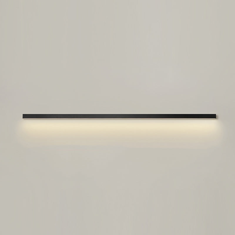 Accoglienza a parete in metallo a forma lineare moderna lampada montata a parete a 1 luci