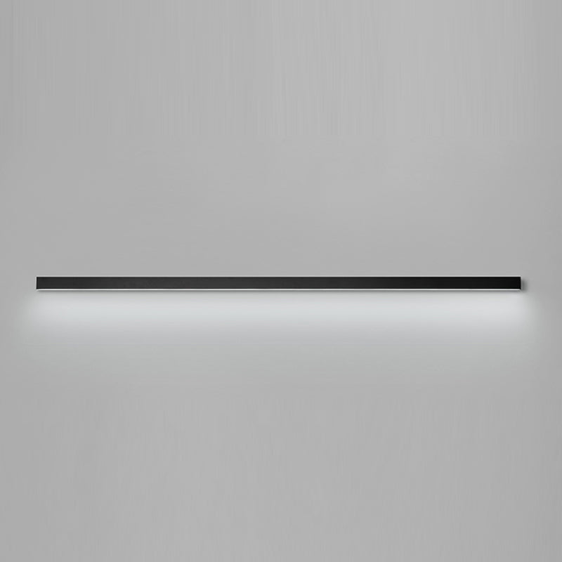 Accoglienza a parete in metallo a forma lineare moderna lampada montata a parete a 1 luci