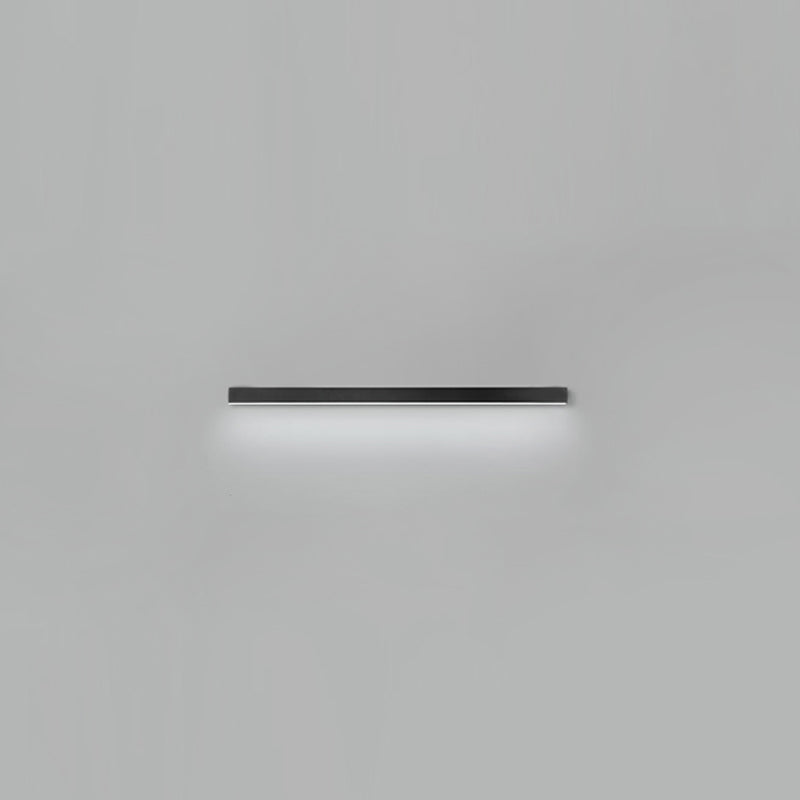Accoglienza a parete in metallo a forma lineare moderna lampada montata a parete a 1 luci