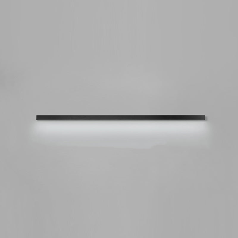 Accoglienza a parete in metallo a forma lineare moderna lampada montata a parete a 1 luci