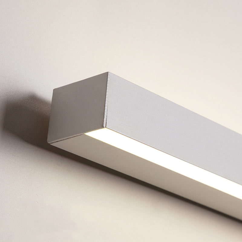 Accoglienza a parete in metallo a forma lineare moderna lampada montata a parete a 1 luci