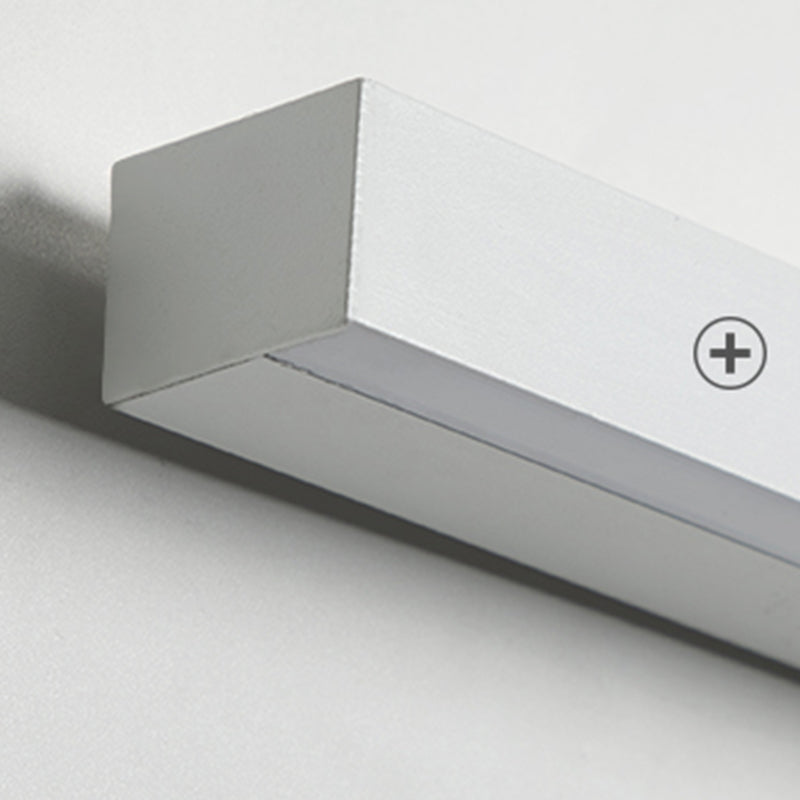 Accoglienza a parete in metallo a forma lineare moderna lampada montata a parete a 1 luci