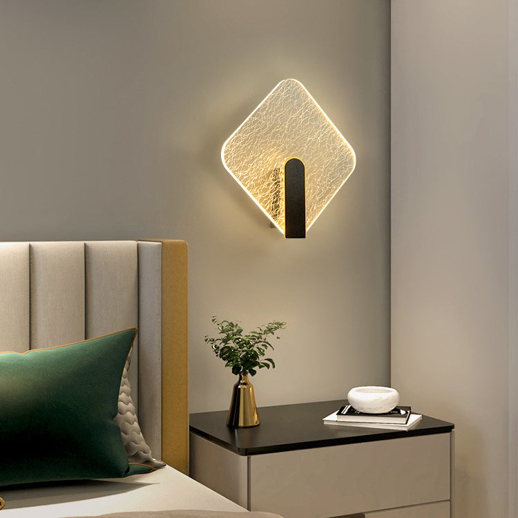 Splique de pared geométrica acrílica Luz LED de luz LED de lujo para escaleras para escaleras