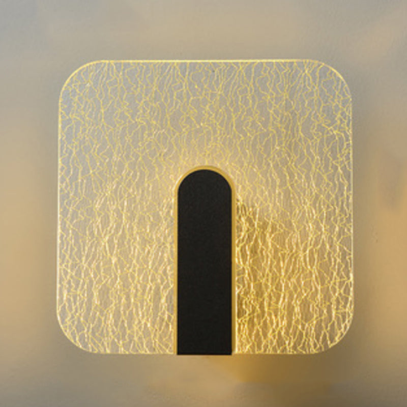 Splique de pared geométrica acrílica Luz LED de luz LED de lujo para escaleras para escaleras