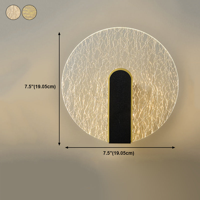 Splique de pared geométrica acrílica Luz LED de luz LED de lujo para escaleras para escaleras