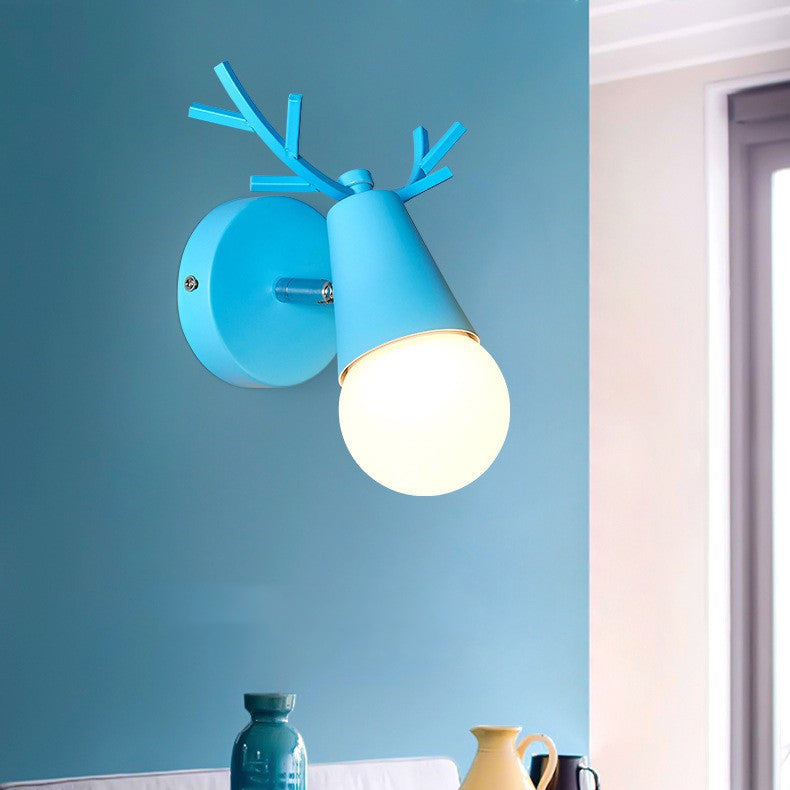 Bras swing petit lampe murale macaron métal