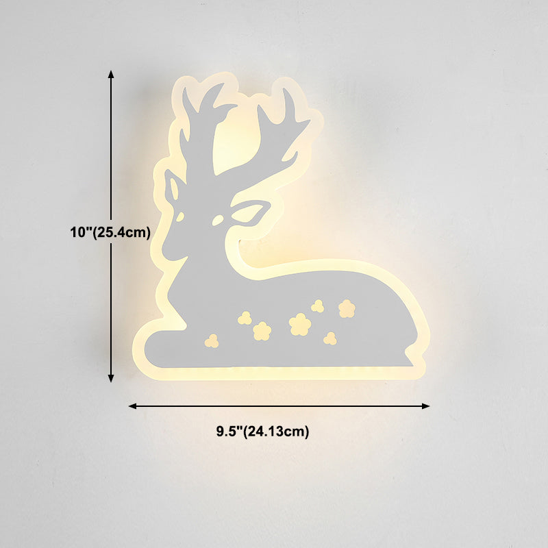 Modern Animals Wall Light Creative Wall Light Sconce for Bedroom