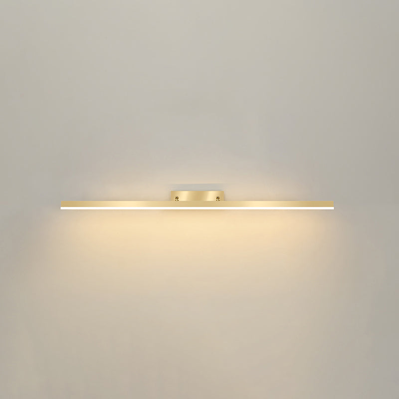 Light Luxury Style Metal Vanity Mirror Light Rectangle Led Vanity Lamp for Shower Room