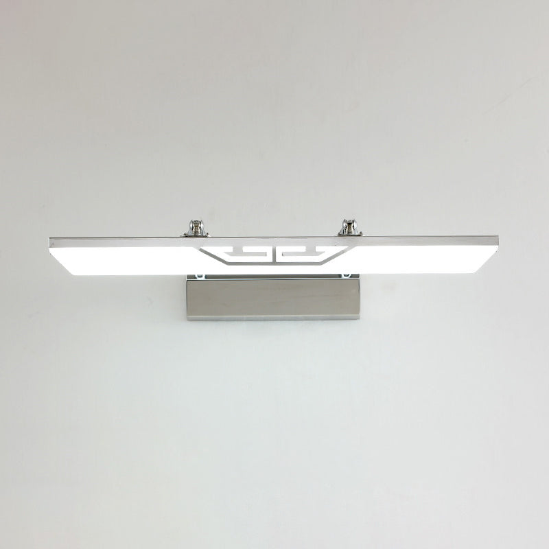 Vanité moderne en acier inoxydable Géométrie LAMPE LED évolutive LED LED pour chambre à coucher