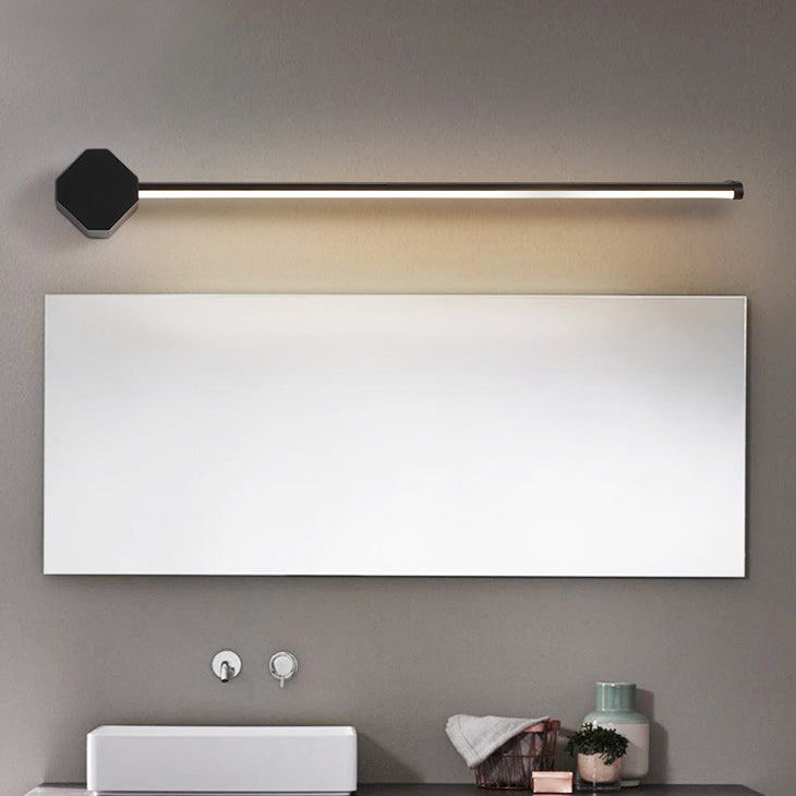 1-Light Linear Wall Sconce Modern Style Metal Sconce Lamp for Shower Room