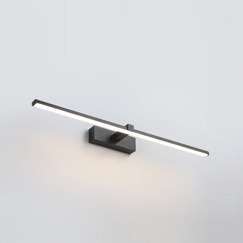 Lampada sconde in metallo moderno a parete a 1 luci per il bagno