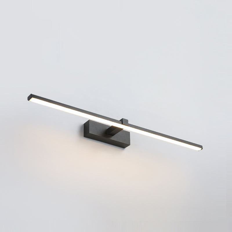 Lampada sconde in metallo moderno a parete a 1 luci per il bagno