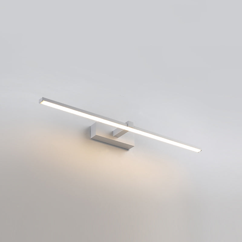Lampada sconde in metallo moderno a parete a 1 luci per il bagno