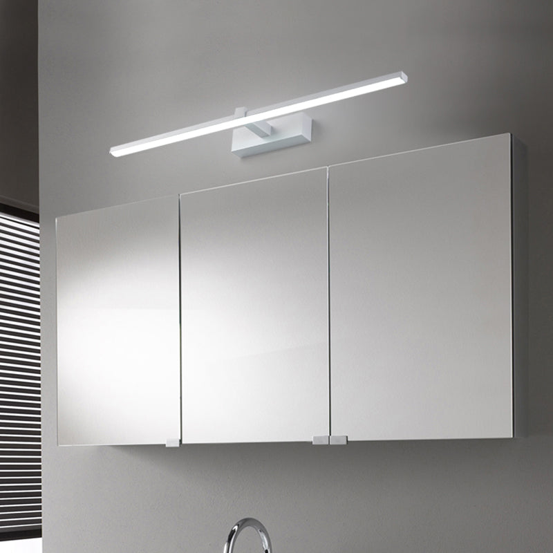 Lampada sconde in metallo moderno a parete a 1 luci per il bagno