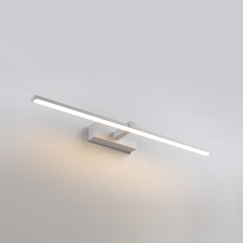 Lampada sconde in metallo moderno a parete a 1 luci per il bagno