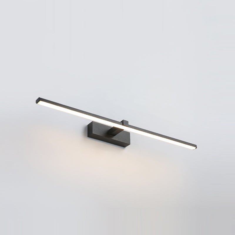 Lampada sconde in metallo moderno a parete a 1 luci per il bagno