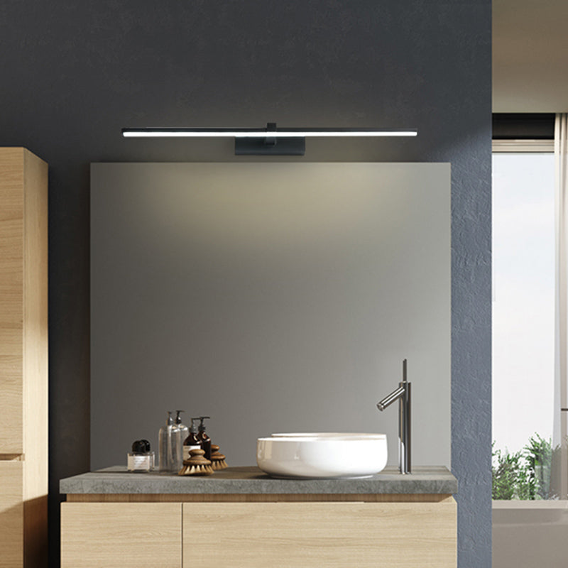 Lampada sconde in metallo moderno a parete a 1 luci per il bagno