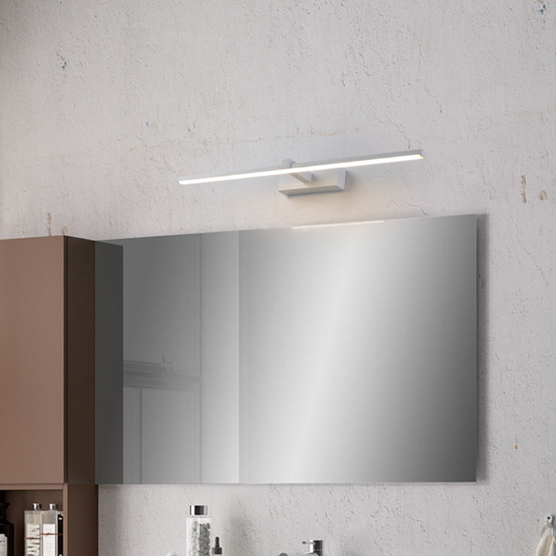 Lampada sconde in metallo moderno a parete a 1 luci per il bagno