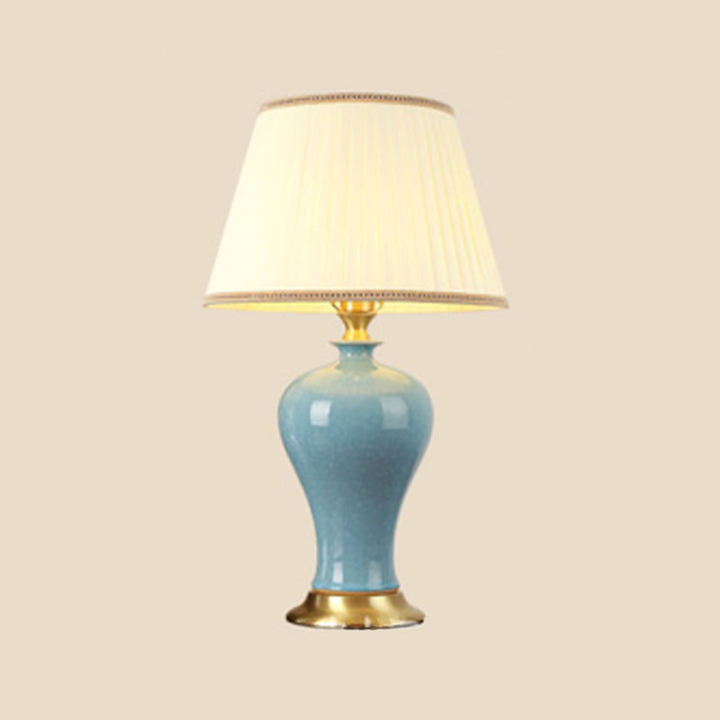 Éclairage de bureau de style moderne LAMPE DE SHADE DE SILK COLORF