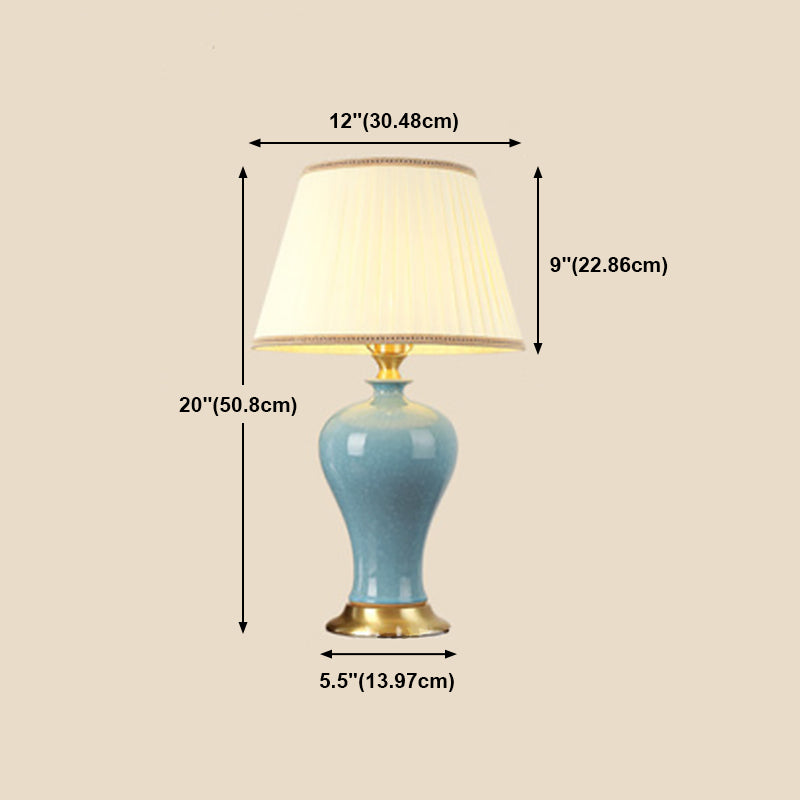 Éclairage de bureau de style moderne LAMPE DE SHADE DE SILK COLORF