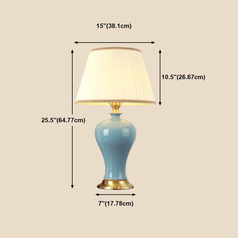 Éclairage de bureau de style moderne LAMPE DE SHADE DE SILK COLORF