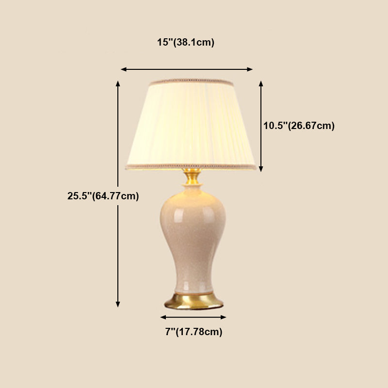 Éclairage de bureau de style moderne LAMPE DE SHADE DE SILK COLORF