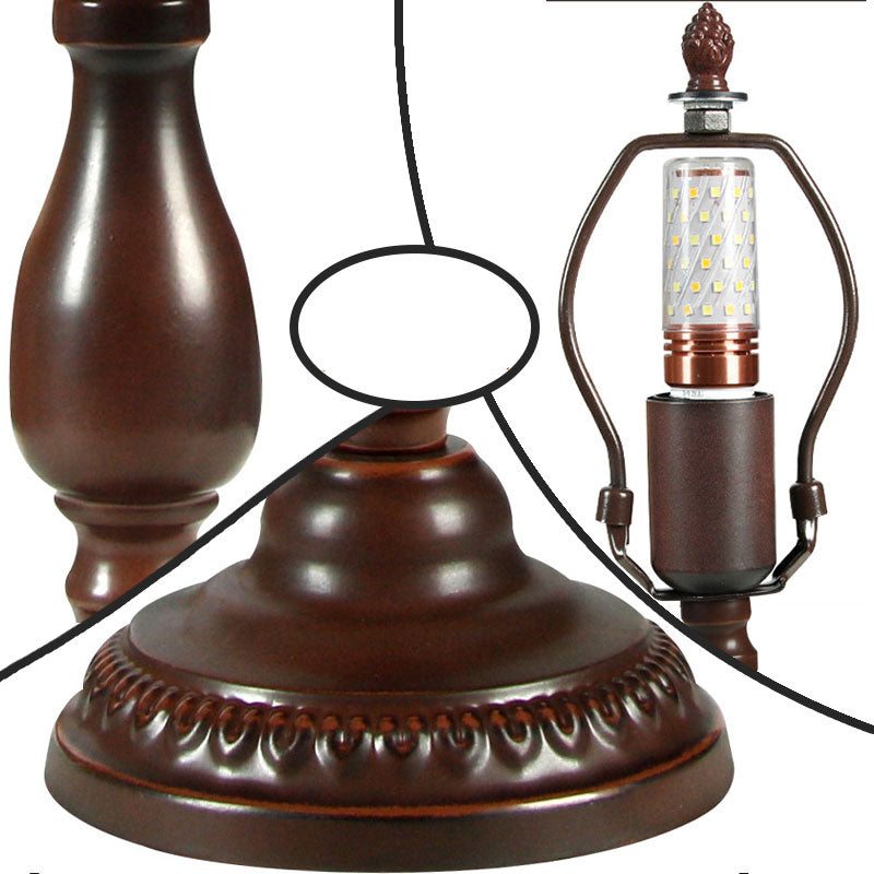 1 lampes de table de nuit géométrique légère