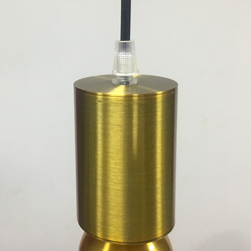 Postmodern Cylindrical Pendant Lamp Metal Dining Room LED Ceiling Spotlight