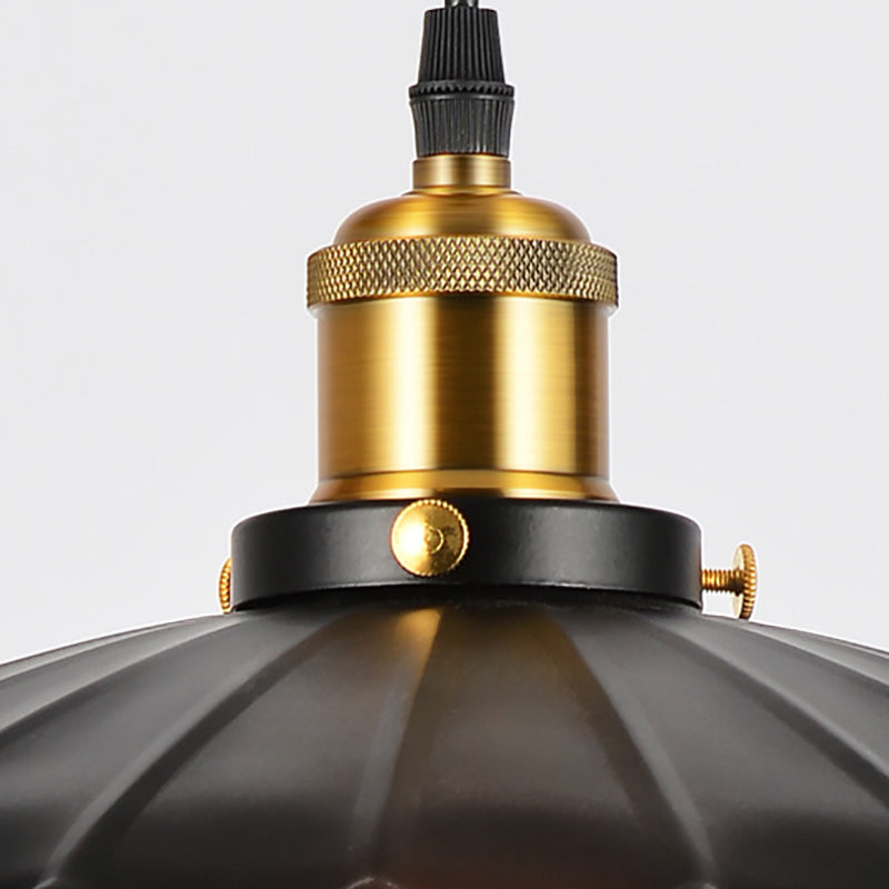 Industrial Style Cone Shape Pendant Lighting Metal 1 Light Pendant Light for Bedroom