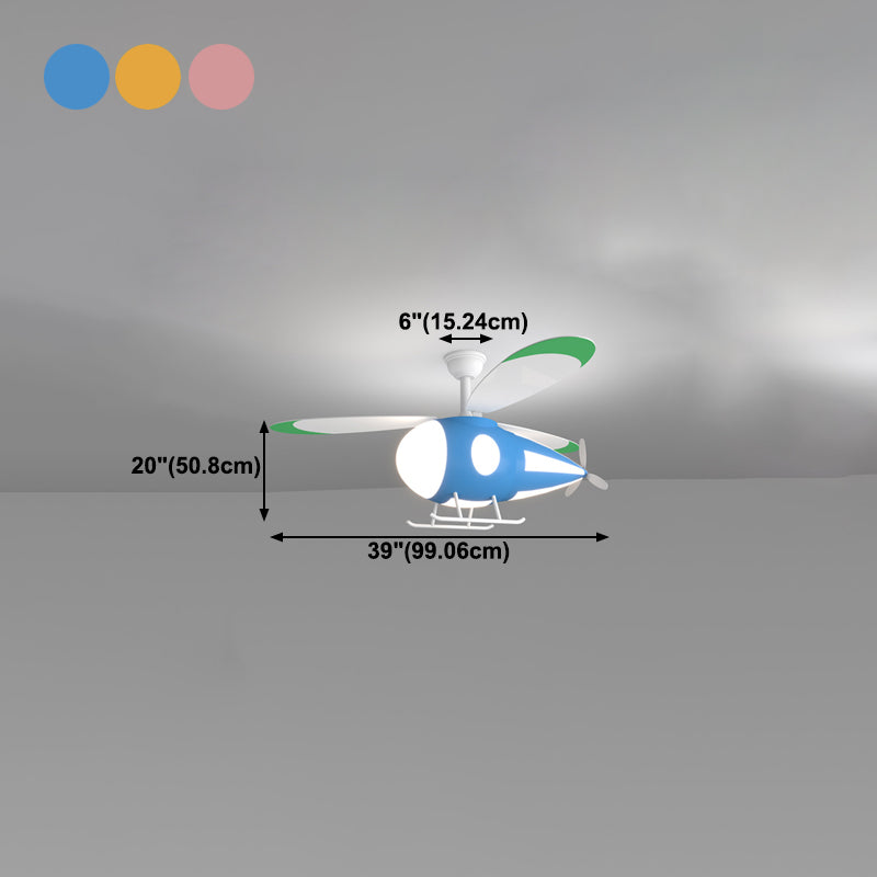 Forme d'avion Ventilateurs de plafond métal