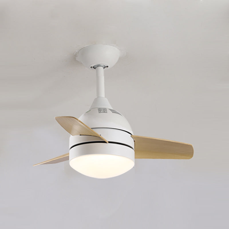 Géométrie Ventilateur de plafond Light Kids Style Metal Single Light LED Flush Light pour la chambre