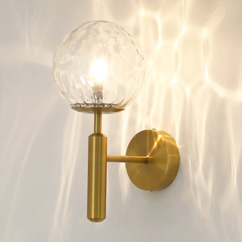 Lumière de boue en verre moderne Lumière Sconte Créative Creative Wall Lightture pour chambre à coucher