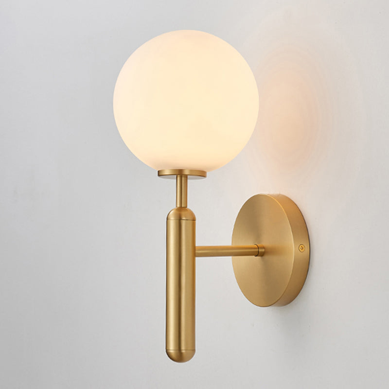 Lumière de boue en verre moderne Lumière Sconte Créative Creative Wall Lightture pour chambre à coucher