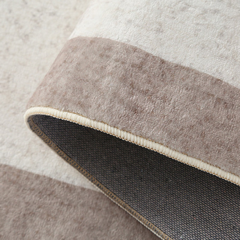 Modern European Area Rug Rectangle Polyester Stain Resistant Indoor Rug