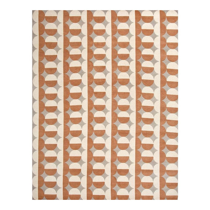 Geometric Decoration Area Rug Rectangle Polyester Stain Resistant Indoor Rug