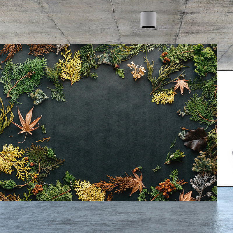 Environment Friendly Wall Mural Wallpaper Wood Texture Sitting Room Wall Mural