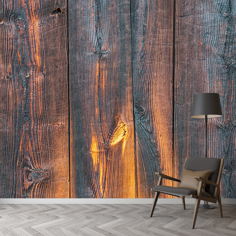 Wood Texture Photography Mildew Resistant Wallpaper Environmental Sleeping Room Wall Mural