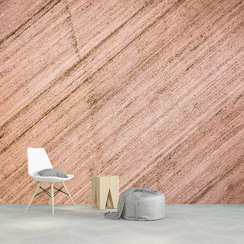 Modern Photography Mural Wallpaper Wood Texture Indoor Wall Mural