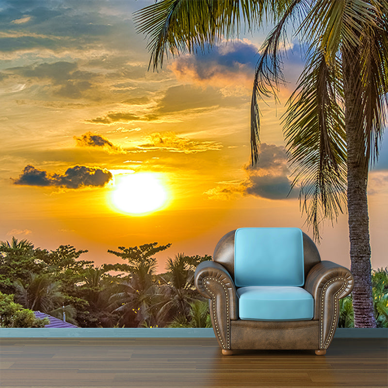 Tropical Scenery Modern Style Photography Wall Mural Wallpaper Bedroom Wall Mural