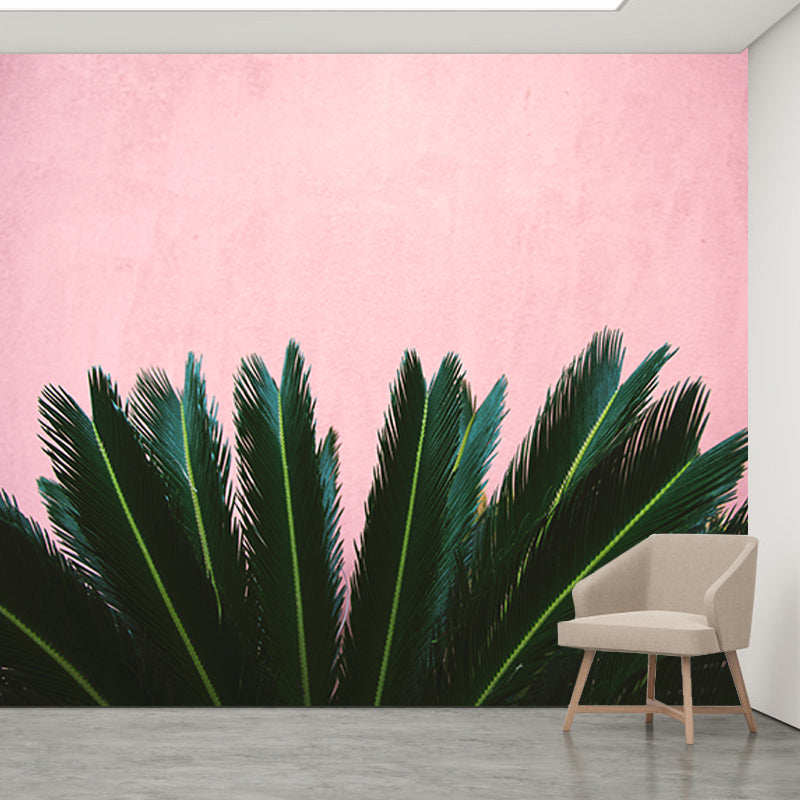 Photography Tropical Plants Mural Mildew Resistant Wallpaper Sleeping Room Wall Mural