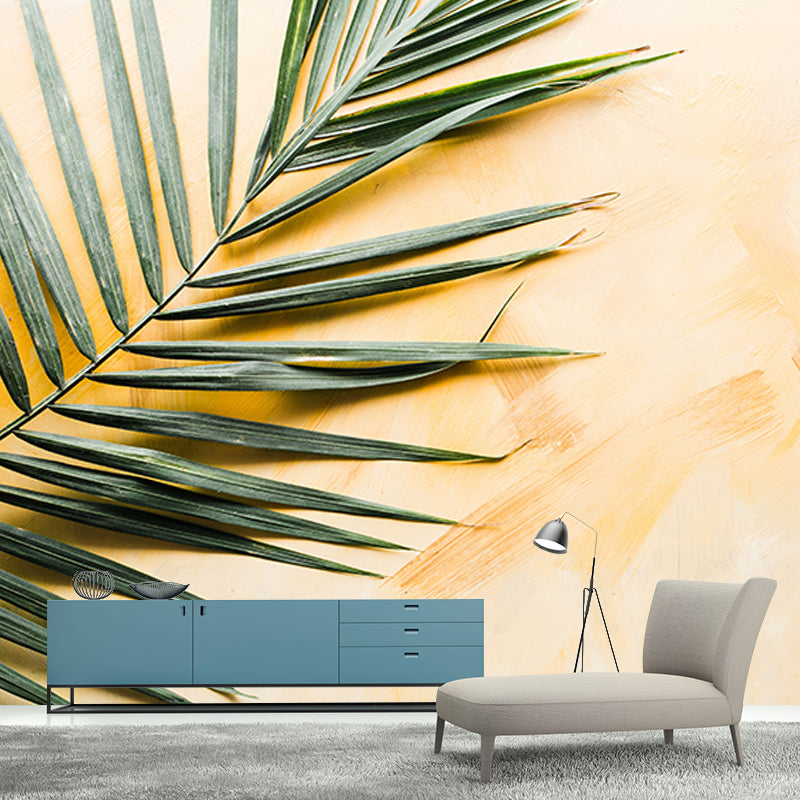 Beautiful Photography Mural Wallpaper Tropical Plants Decorative Indoor Wall Mural