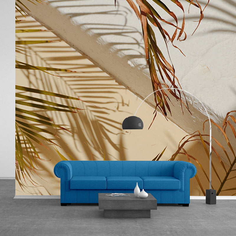 Beautiful Photography Mural Wallpaper Tropical Plants Decorative Indoor Wall Mural