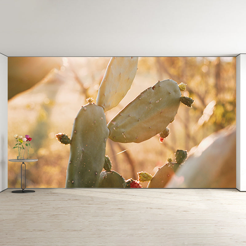 Tropical Plants Photography Stain Resistant Mural Wallpaper Living Room Wall Mural