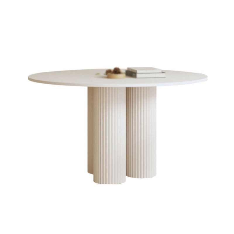 Modern 1/2/5 Pieces Dining Set Round Stone Dining Table for Dining Room