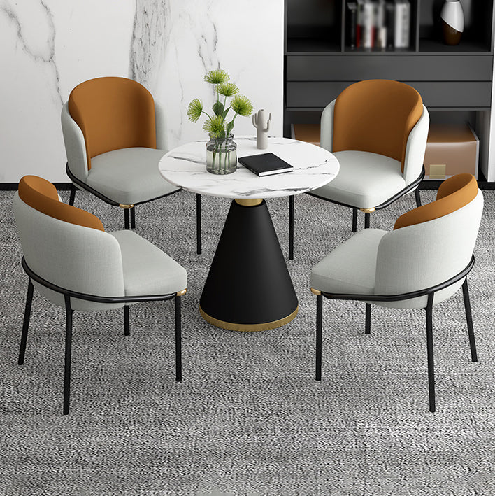Glam 1/2/5 Pieces Dining Set Sintered Stone Dining Table Set for Dining Areas